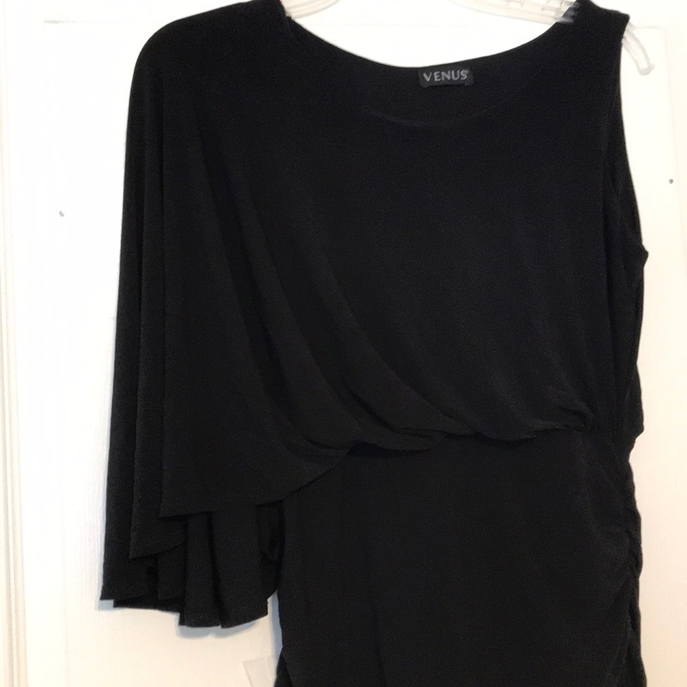 Little black dress with a twist